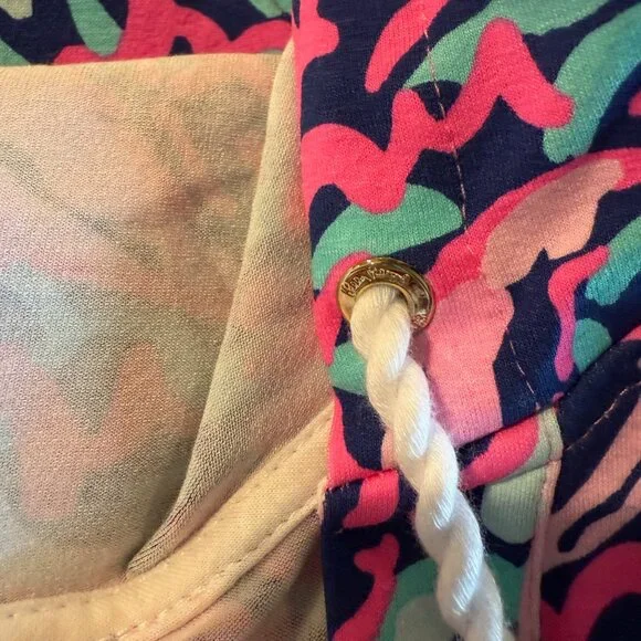 Lilly Pulitzer Rylie Cover Up Dress in Resort Navy Pop Up Lobstah Roll, XL, NWOT - Picture 9 of 10